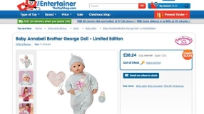 Prince George doll price, photos; Doll already sold out?  Where to buy, availability