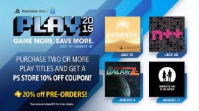 PlayStation Store\'s 2015 PLAY Games now available for pre-order