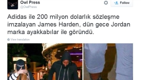 NBA news 2015: Has Harden forgotten about his Adidas deal?