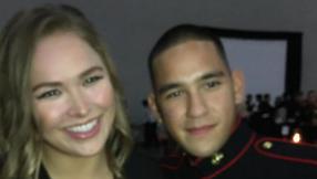 Ronda Rousey rumors 2015: Ronda Rousey pops up at Marine Corps Ball as promised