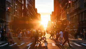 city people crowds life