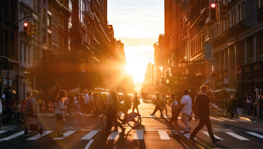 city people crowds life