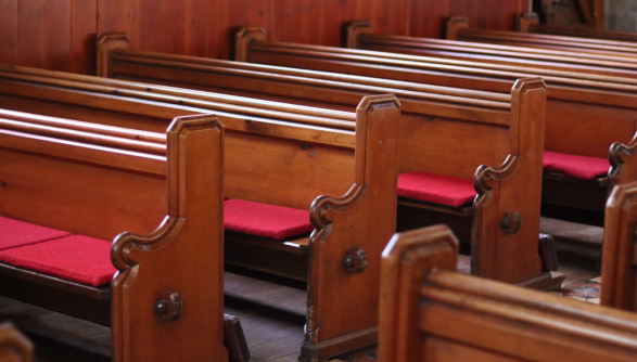 church pews