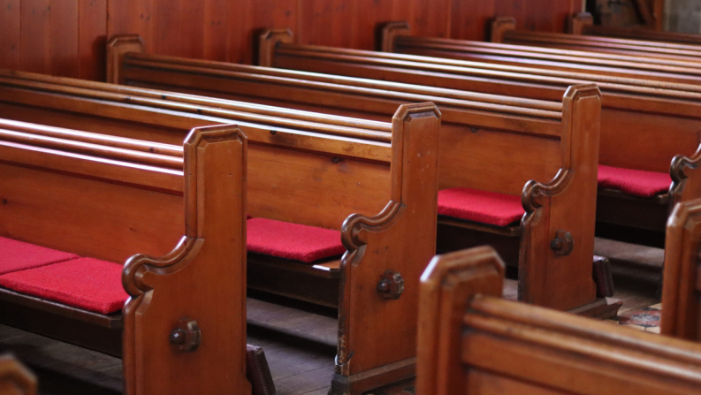 church pews
