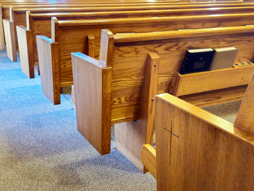 pews, church, christianity, church attendance