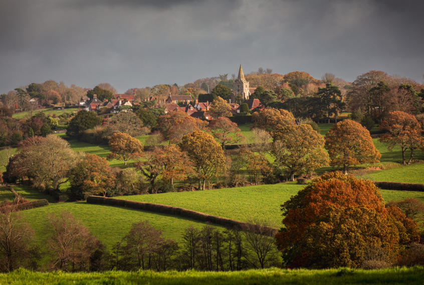 autumn, countryside, peace, rest
