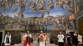 King Charles attends historic prayer service with Pope in Sistine Chapel