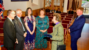 Princess Anne visits church parish to see modern ministry in action