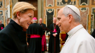 Cate Blanchett, Pope Leo XIV
