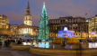 Trafalgar Square Norwegian Pine Christmas tree, Christmas, London at Christmas