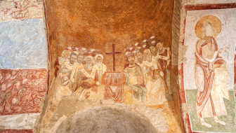 Ruins of St Nicholas church in the ancient city of Myra, Demre, Antalya, Turkey.