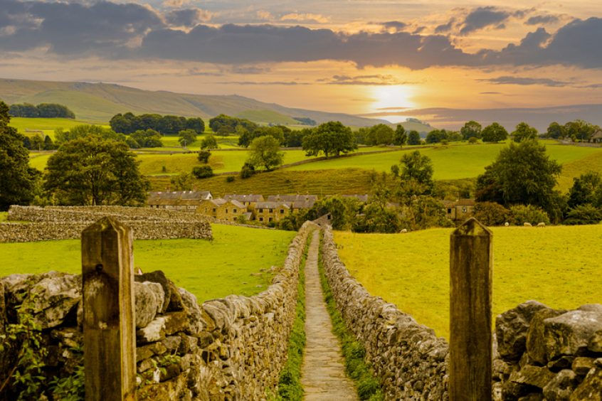pilgrimage, countryside, walking, hope, heaven, peace,