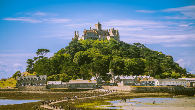 St Michaels Mount in Cornwall, England
