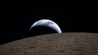 Artemis II, moon, earth, space