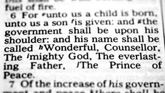 Isaiah 9:6, Jesus, Christmas, prophecy, Messiah, Jesus Christ, Isaiah, birth of Jesus