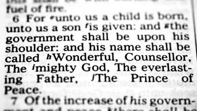 Isaiah 9:6, Jesus, Christmas, prophecy, Messiah, Jesus Christ, Isaiah, birth of Jesus