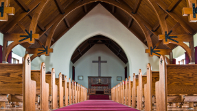 Mammoth Chapel in Yellowstone National Park, church, Christianity, chapel