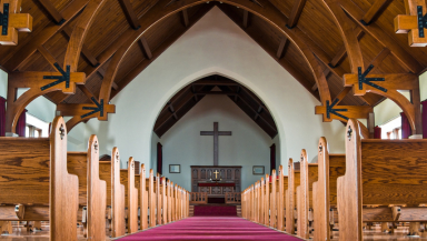 Mammoth Chapel in Yellowstone National Park, church, Christianity, chapel