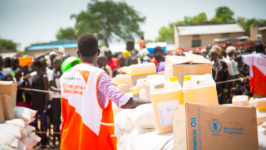 World Vision food distribution
