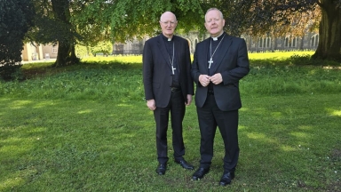 Archbishop Dermot Farrell and Archbishop Eamon Martin of the Irish Catholic Bishops’ Conference.