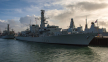 Royal Navy, The Royal Navy Frigate HMS Lancaster (F229) moored in Portsmouth, UK, defence, military, navy