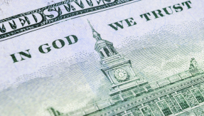 American dollar bill, money, In God We Trust