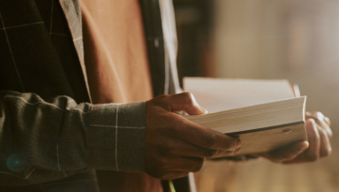 Christian man, faith, Bible, prayer, pastor