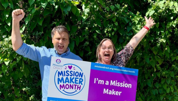 Wil Horwood and Louise Archer of Mission Direct