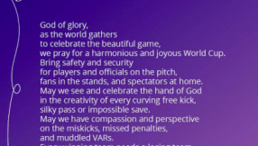 Church of England divided over official World Cup prayer