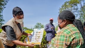 Tearfund staff in the Democratic Republic of Congo.