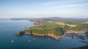 Fishguard, Pembrokeshire, Wales, coast, village