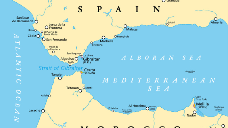Ceuta, Spain, Morocco