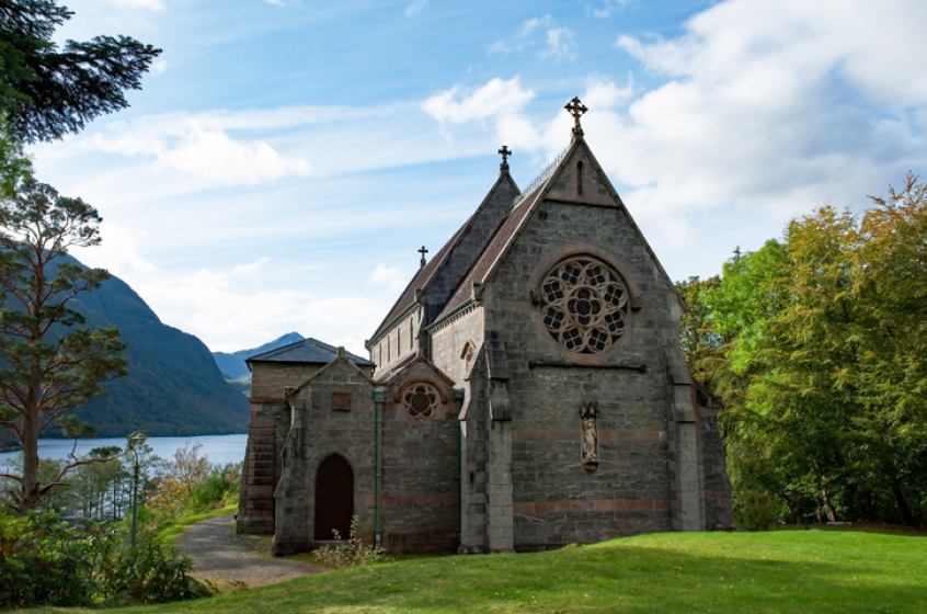 Saint Mary and Saint Finnan Catholic Church, Scotland, UK