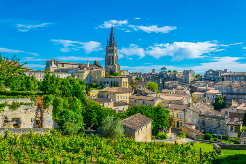 The French village of Saint Emilion, France
