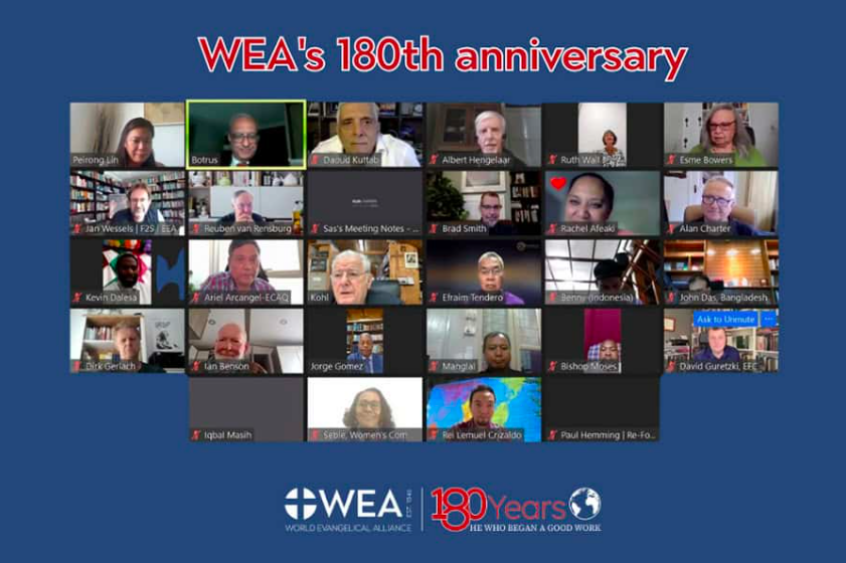 World Evangelical Alliance 180th anniversary webinar