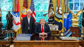 Freed missionary pilot Kevin Rideout meets Trump at White House