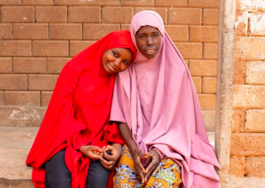 Halima and Sadiya, leprosy mission