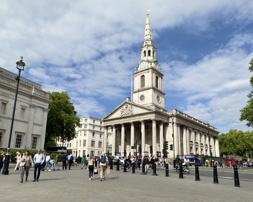 St Martin-in-the-Fields, London, church
