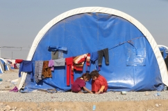 Winter Closes In On Refugees Fleeing Iraq\'s Mosul