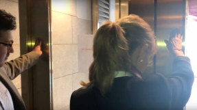 Pastors Pray And Anoint The Door That Donald Trump Will Walk Through At His Inauguration