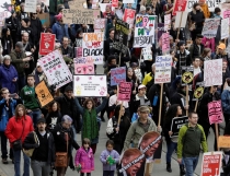 Violent Clashes Between Protesters And Police In Washington Over Trump Inauguration