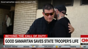 Former felon who found God saves life of wounded state trooper by shooting his attacker
