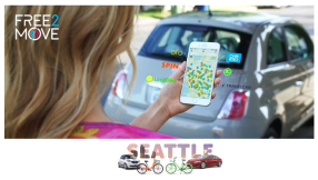 European car maker launches ride-sharing aggregation platform Free2Move in Seattle