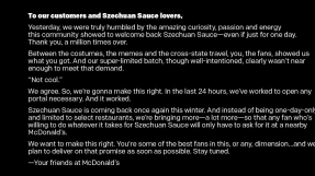 'Rick and Morty' news: McDonald's Szechuan sauce promotion event a blunder
