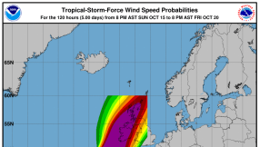 Storm Ophelia news: Rare northeastern Atlantic storm reaches farther than NHC instruments could measure