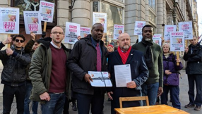 Christians protest outside Nigerian High Commission on anniversary of Leah Sharibu's abduction