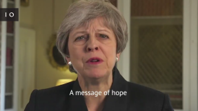 Theresa May says Christians should be allowed to live out their faith in peace 