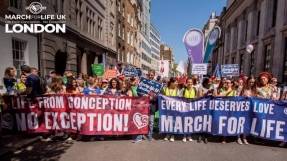 A march for life on the streets of London
