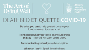 Deathbed etiquette guidance offers advice on how to say goodbye to loved ones during pandemic