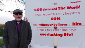 Pastor says police officer warned him Bible verse could be seen as hate speech